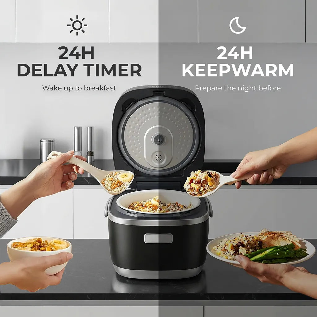 SRI CERA IQ |  Intelligent Ceramic IH Low Carb Grain Cooker