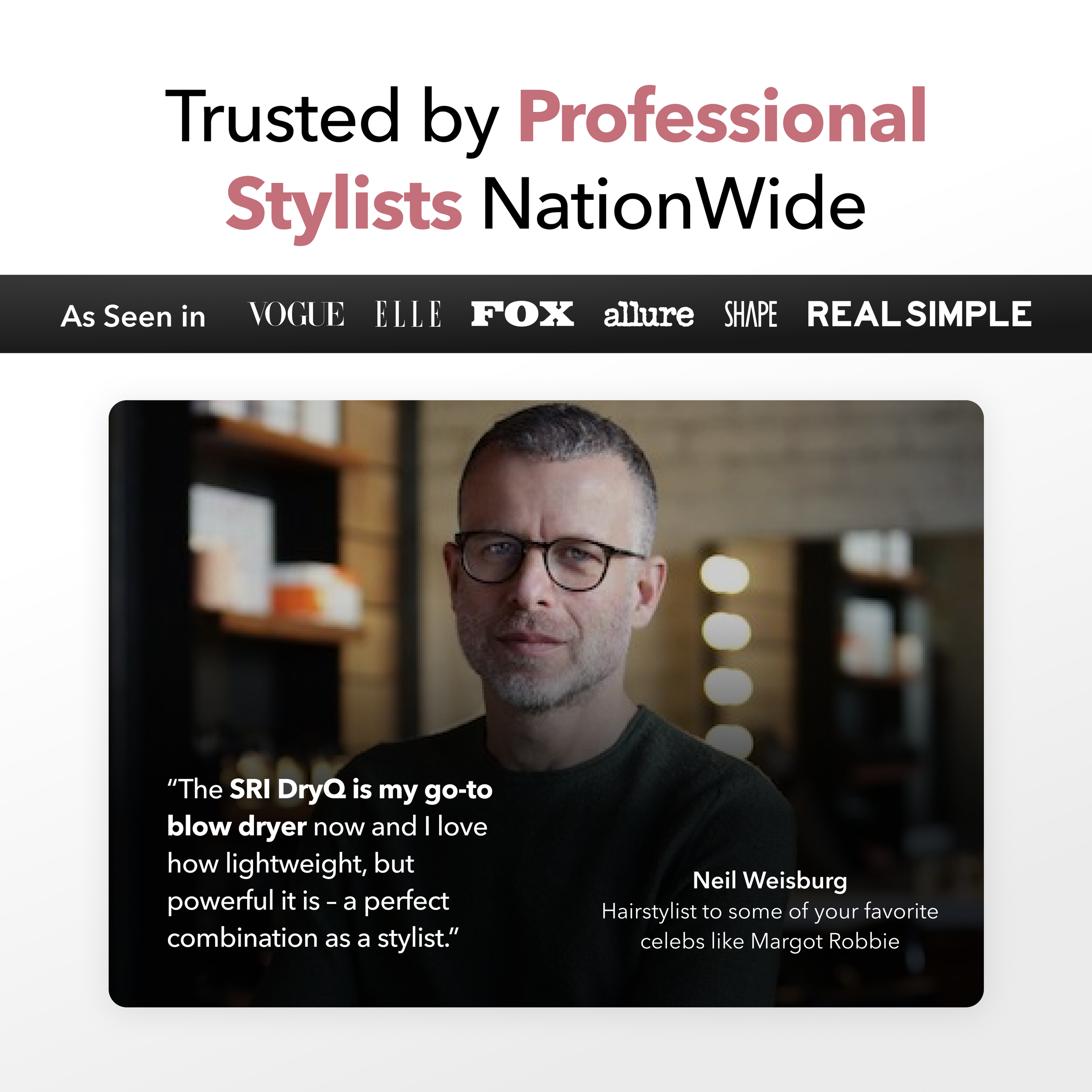 DryQ Hair Dryer White