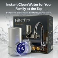 SRI FilterPro Premium Faucet Mounted Water Filters for Families