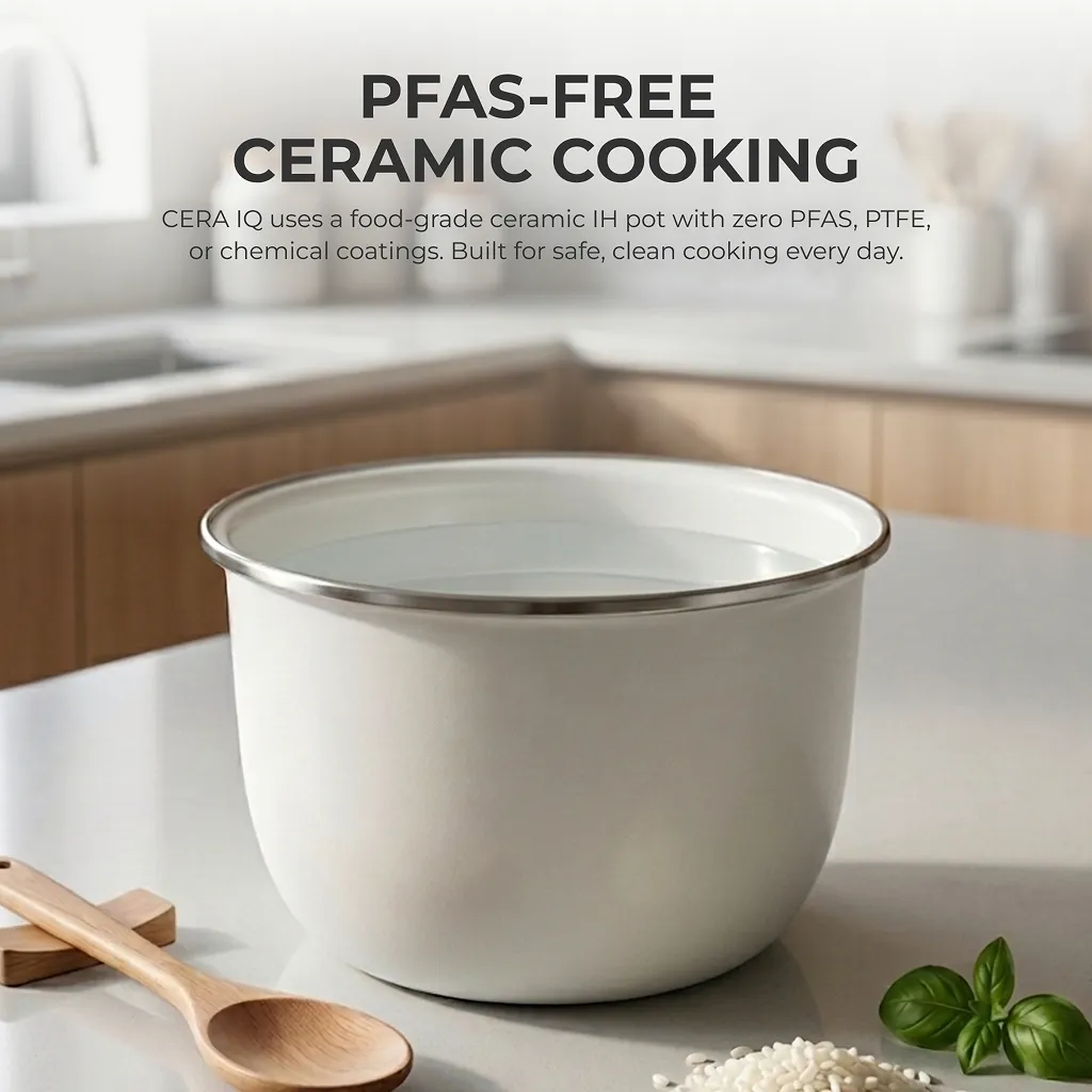 SRI CERA IQ |  Intelligent Ceramic IH Low Carb Grain Cooker