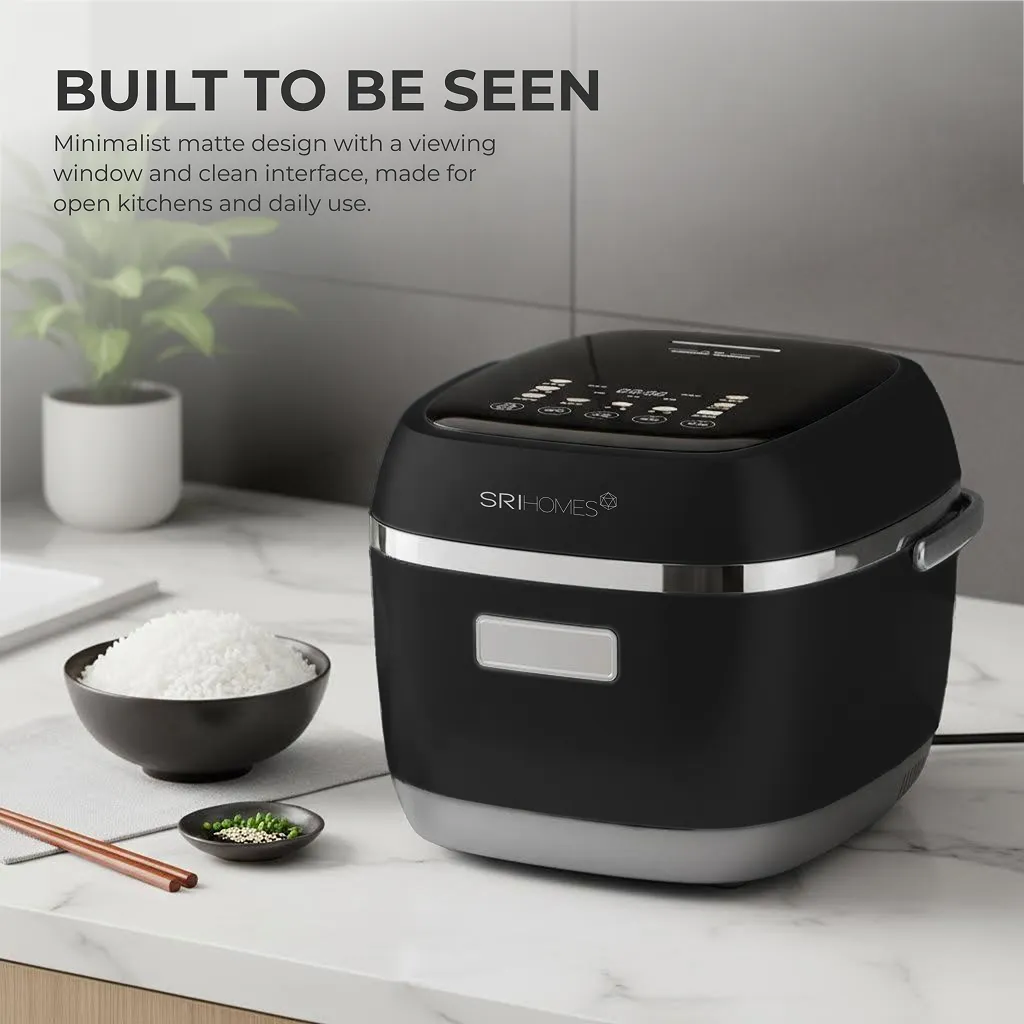 SRI CERA IQ |  Intelligent Ceramic IH Low Carb Grain Cooker