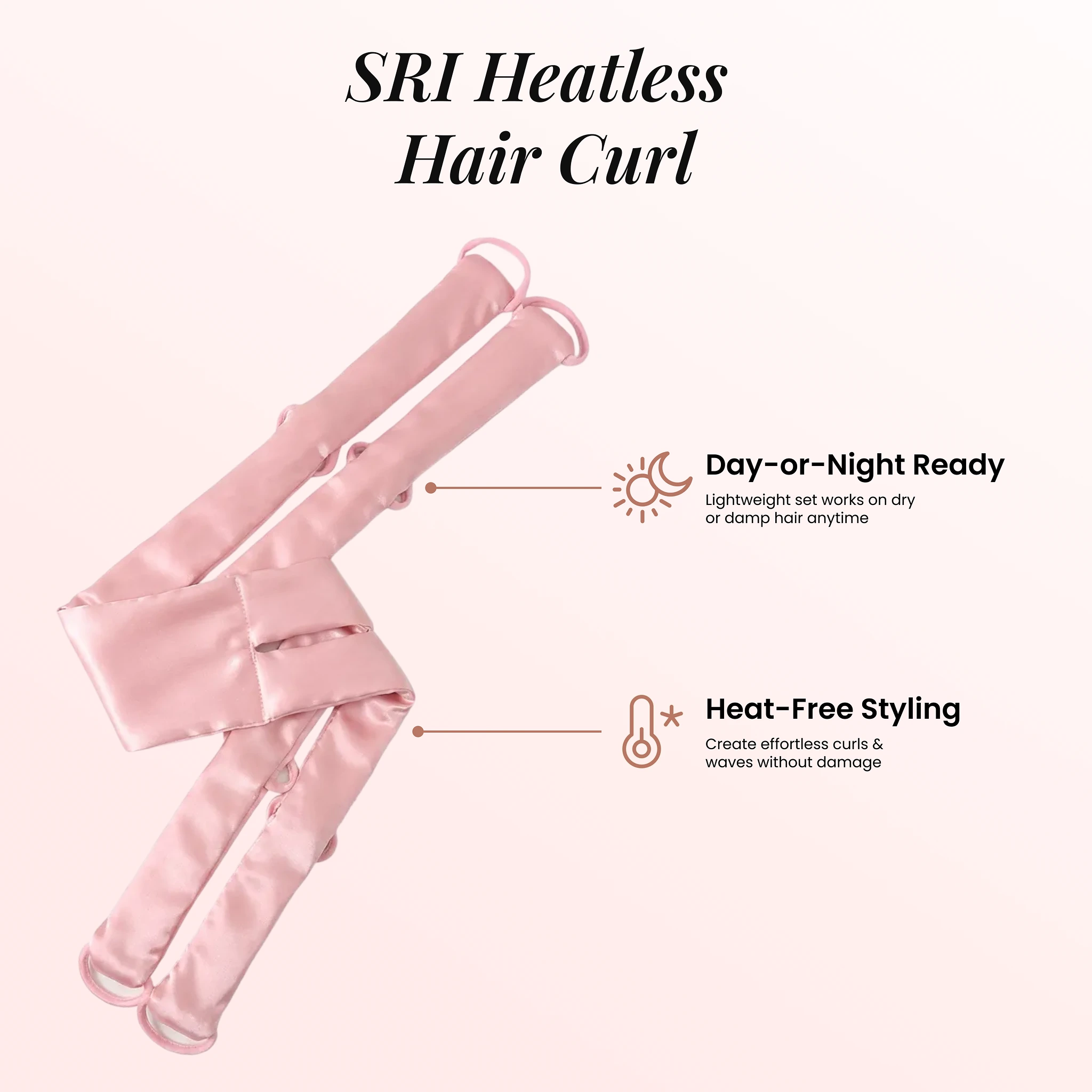SRI Heatless Hair Curler