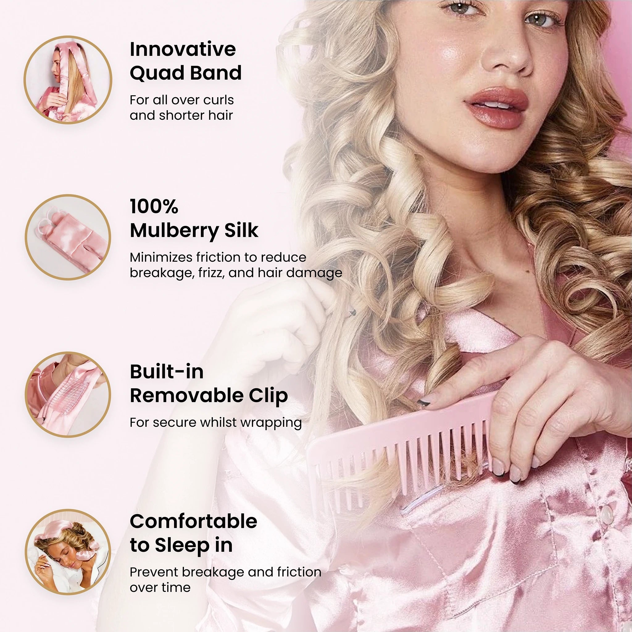 SRI Heatless Hair Curler