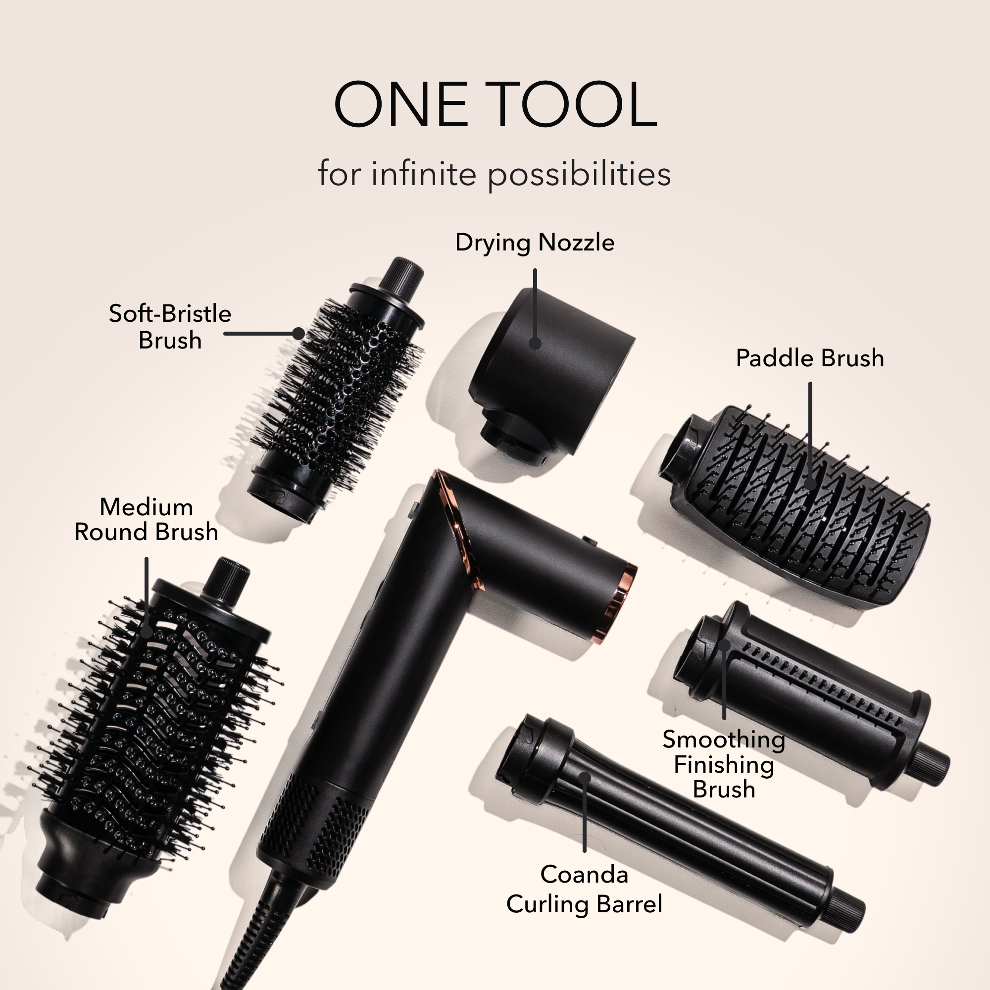 SRI StyleWrap Pro 7-in-1 Coanda Air Multi-Styler