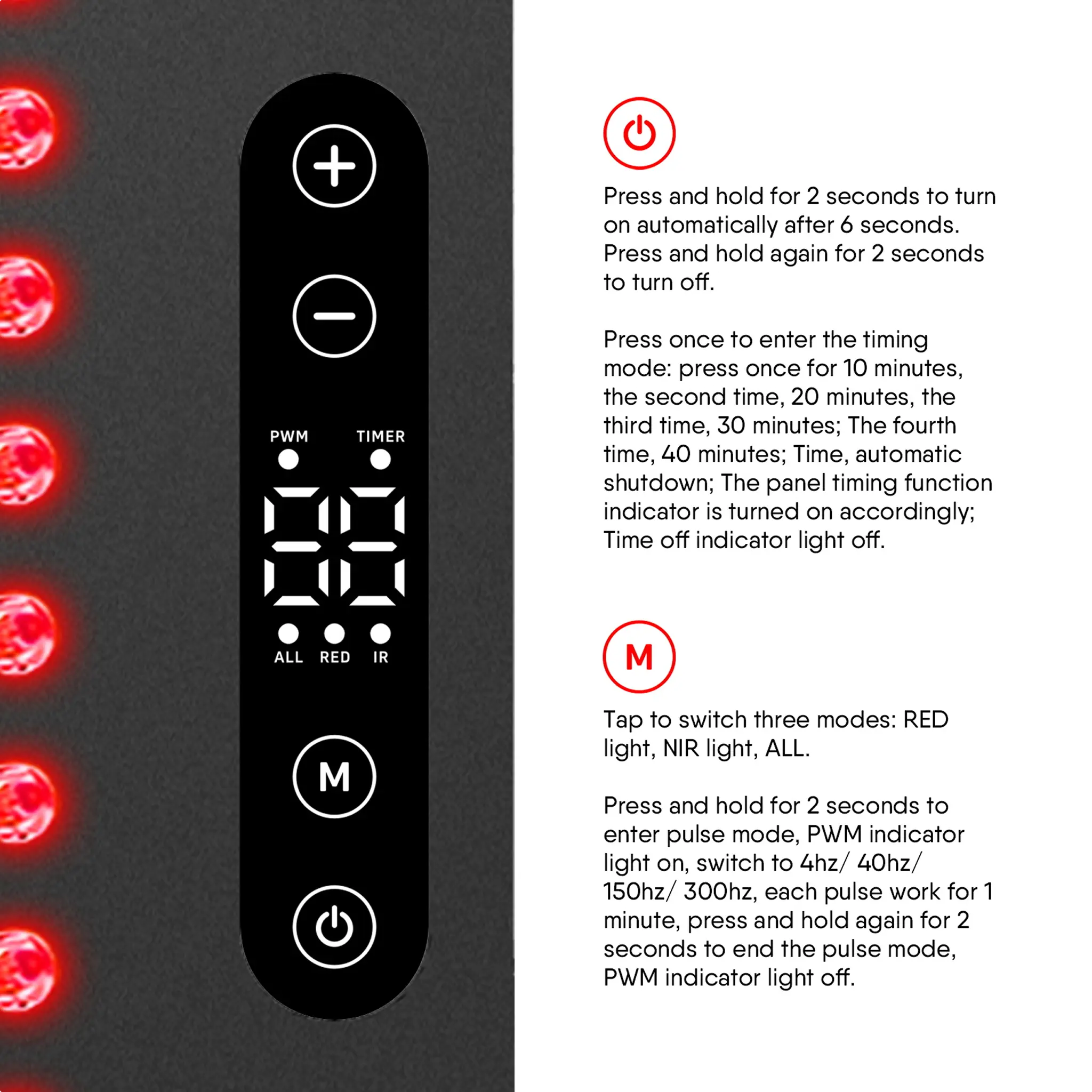 SRI Lumara Advanced Red & Near-Infrared Light Therapy Panel