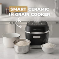 SRI CERA IQ |  Intelligent Ceramic IH Low Carb Grain Cooker