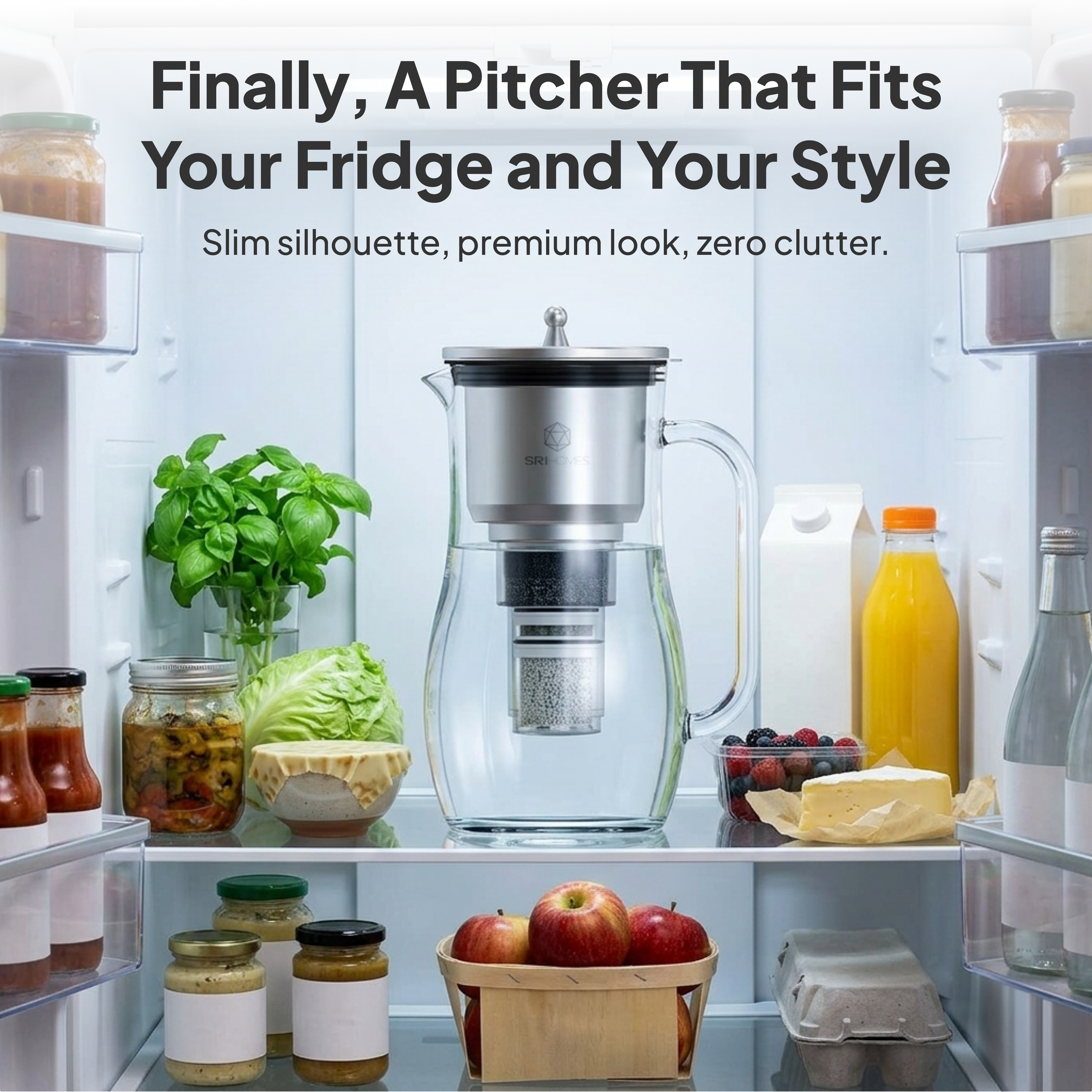 SRI Homes Premium Filtered Water Pitcher