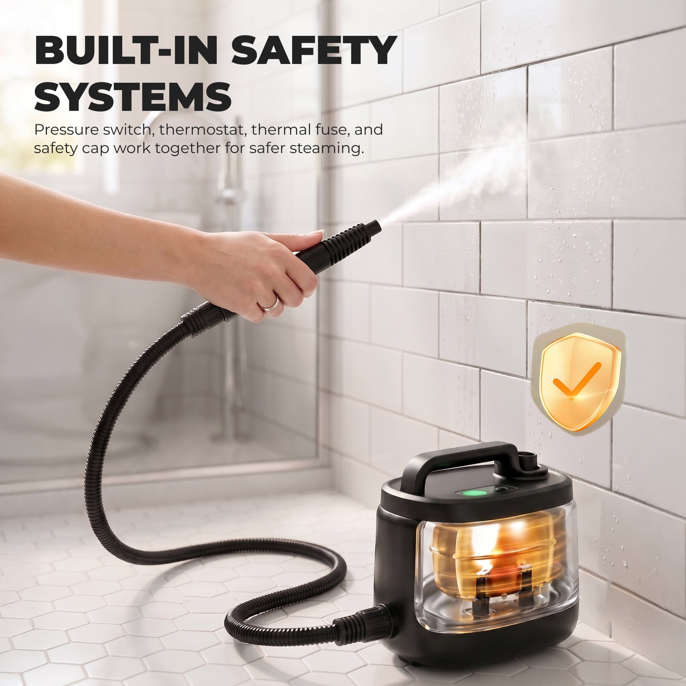 SRI Powermist Pro Handheld Steam Cleaner